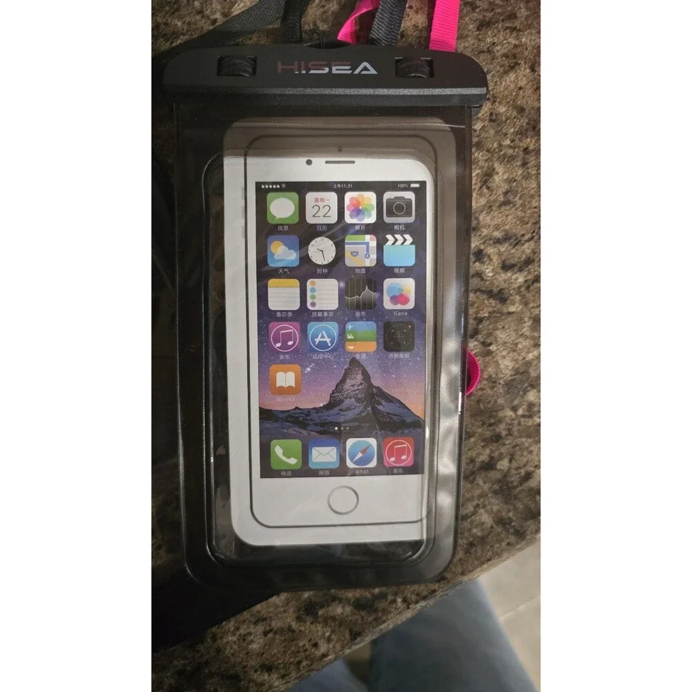 (3) Waterproof phone & Cam large Watersports Cell Protector NWOT 1 pink/2 black